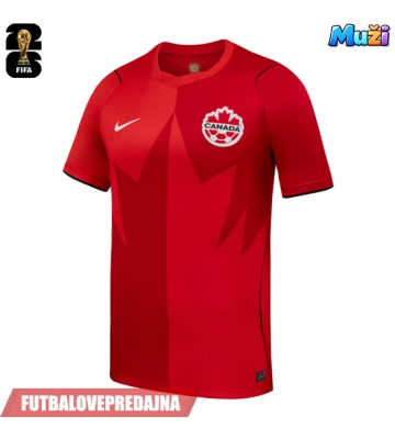Lacne Muži Futbalové dres Kanada MS 2026 Krátky Rukáv - Domáci